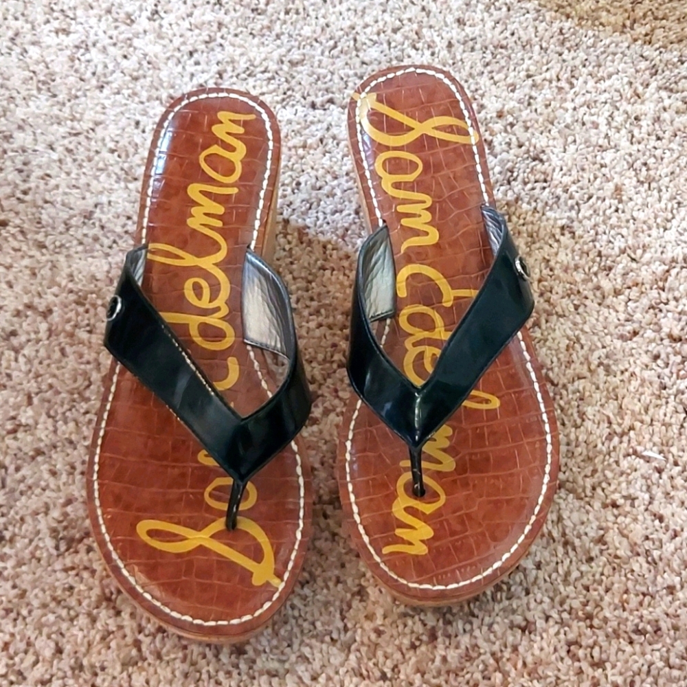 Sam Edelman Romy Wedge Thong Sandal